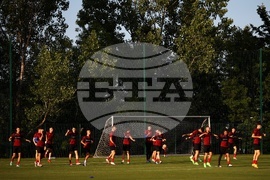 Младежки национален отбор по футбол - тренировка