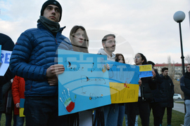 Благоевград - Американски университет в България - студенти - протест 