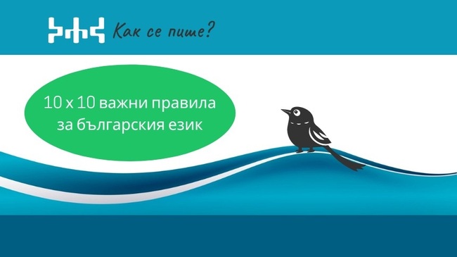 Образователният сайт "Как се пише?" ще публикува 100 важни правила за българския език за Деня на народните будители