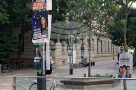 Унгария - Будапеща - евроизбори - плакати