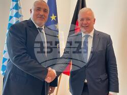 Бойко Борисов по време на среща с Маркус Фербер