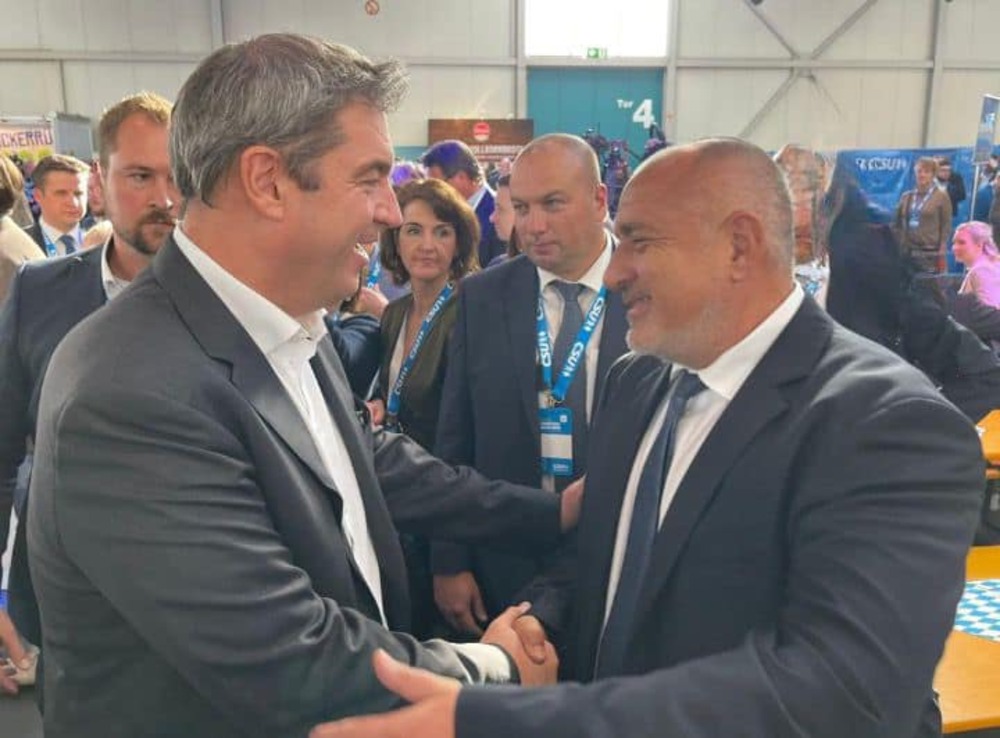 GERB Leader Borissov Briefs Bavarian Minister President on Political Situation in Bulgaria