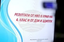МОН - представяне на резултатите от ДЗИ и НВО
