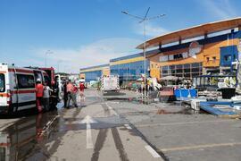 Румъния - Ботошани - експлозия в търговски център