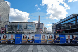 Швеция - Стокхолм - евроизбори - агитация