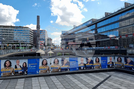 Швеция - Стокхолм - евроизбори - агитация