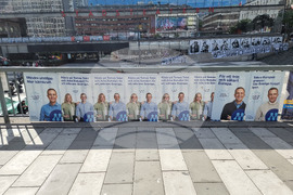 Швеция - Стокхолм - евроизбори - агитация