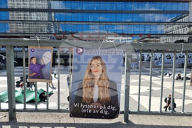 Швеция - Стокхолм - евроизбори - агитация