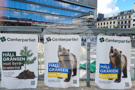 Швеция - Стокхолм - евроизбори - агитация