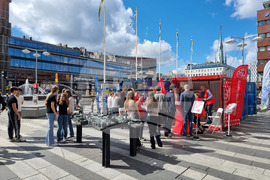 Швеция - Стокхолм - евроизбори - агитация