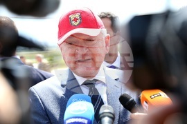 Димитър Главчев - авиобаза - посещение