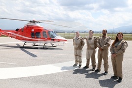 Димитър Главчев - авиобаза - посещение