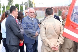 Димитър Главчев - авиобаза - посещение