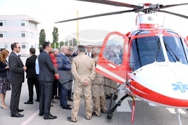 Димитър Главчев - авиобаза - посещение