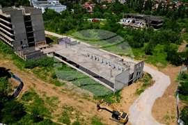 Горна баня - детска болница - разчистване на терена