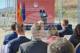 Северна Македония - железопътен Коридор 8 - строителство - начало