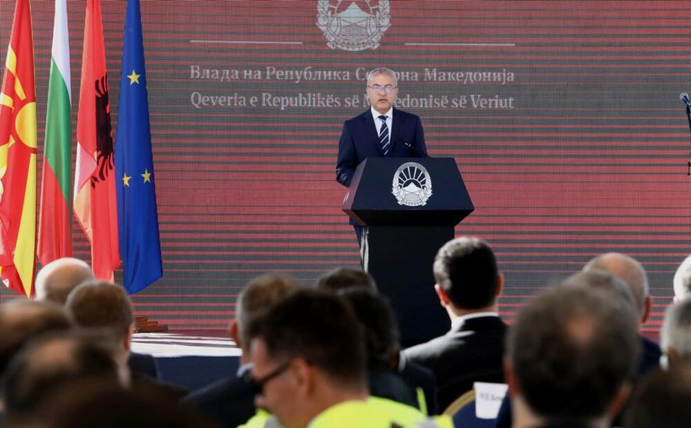 Северна Македония - железопътен Коридор 8 - строителство - начало