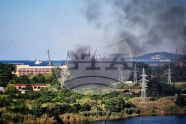 Бургас - Южна индустриална зона - дим