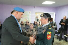 Молдова - военни от резерва - среща 