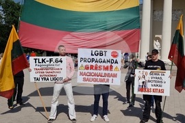 Литва - демонстрация в подкрепа на хората с различна сексуална ориентация