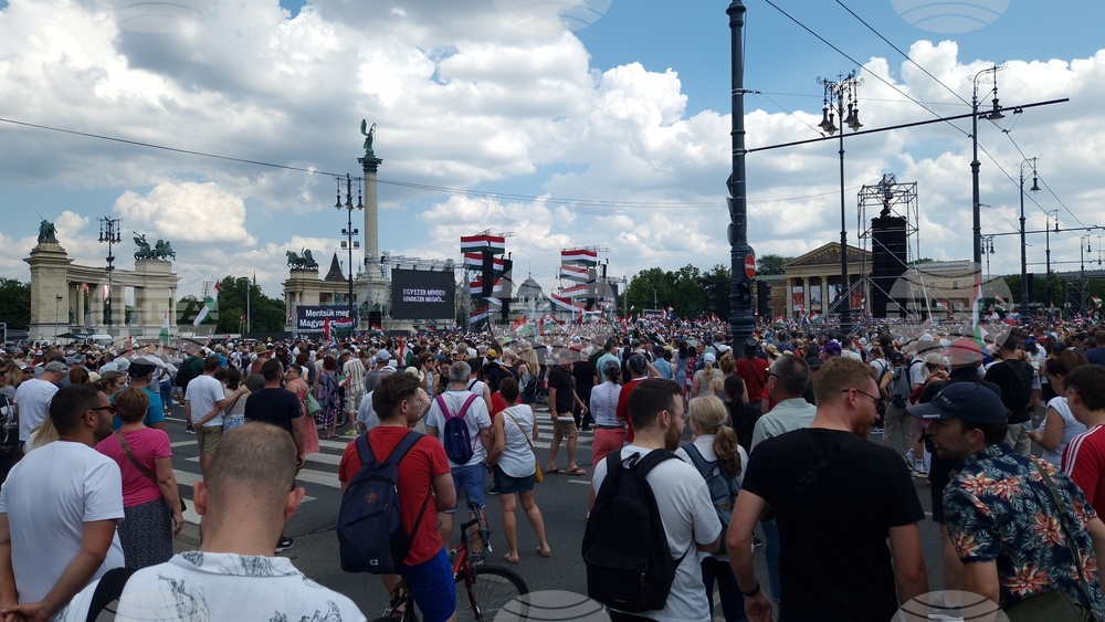 Унгария - ТИСА - предизборен митинг