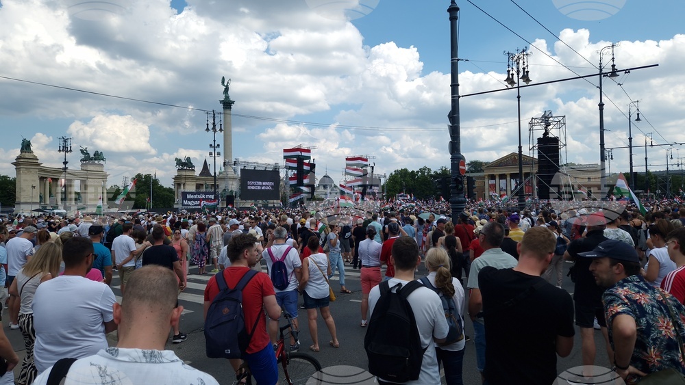 Унгария - ТИСА - предизборен митинг