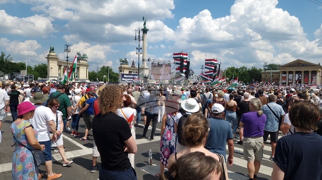 Унгария - ТИСА - предизборен митинг