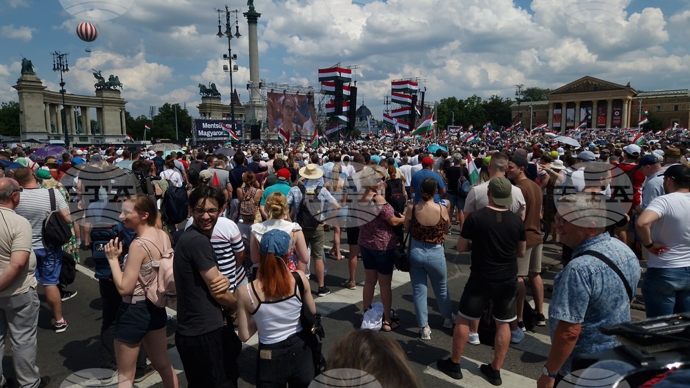 Унгария - ТИСА - предизборен митинг