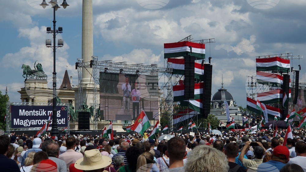 Унгария - ТИСА - предизборен митинг