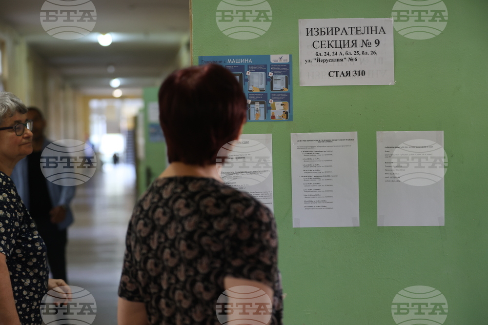 София - парламентарни и евроизбори - начало на изборния ден