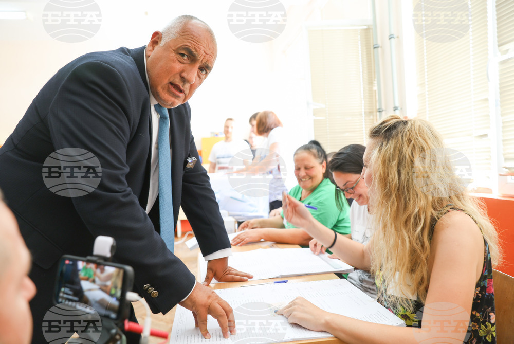Бойко Борисов - гласуване - избори за Европейски парламент и Народно събрание