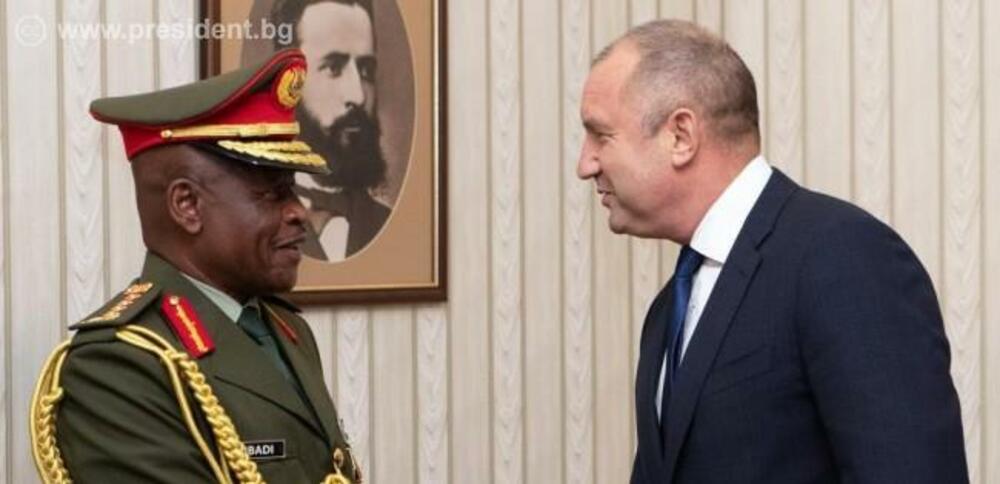 President Radev Meets with Ugandan Chief of Defence Forces