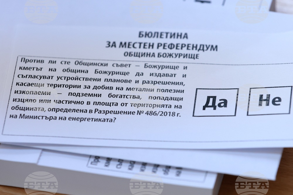 Божурище - избори 3 в 1 - референдум - гласуване