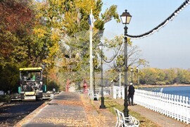 Видин - полагане на асфалт