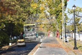 Видин - полагане на асфалт