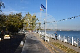 Видин - полагане на асфалт