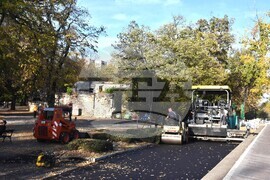 Видин - полагане на асфалт