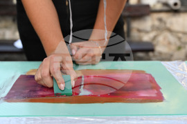 Пловдив - Къщата на Верен Стамболян - монотипия