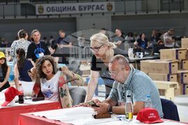 Бургас - парламентарни и евроизбори - предаване на изборни книжа