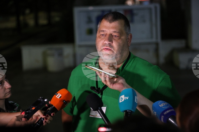 Благоевград - Мартин Бусаров - брифинг - край на изборния ден