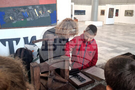 Търговище - работилница по печат - демонстрации