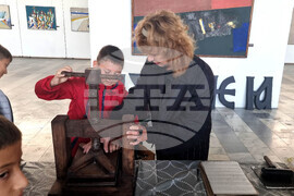 Търговище - работилница по печат - демонстрации