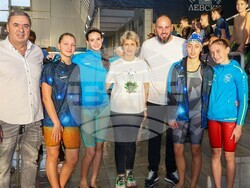 Весела Лечева поздрави стотици млади плувци, които участваха в турнира „Замората“