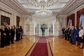 Румен Радев - удостояване с държавни отличия - церемония