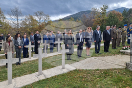 Република Северна Македония - Илияна Йотов - българско военно гробище - посещение