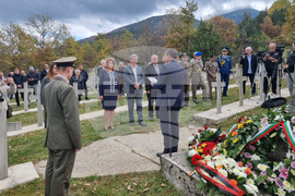 Република Северна Македония - Илияна Йотов - българско военно гробище - посещение