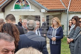 Република Северна Македония - Илияна Йотов - българско военно гробище - посещение