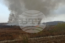 Стара Загора - пожар - сметище