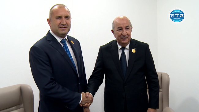 Румен Радев: България високо цени ролята на Алжир като фактор на стабилност в региона на Северна Африка и Средиземно море