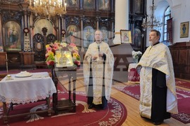 Габрово - икона на Никифор Прокажения - посрещане